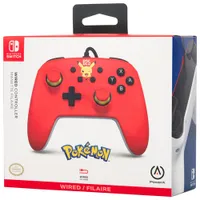 Manette avec fil de PowerA pour Switch - Pikachu 025