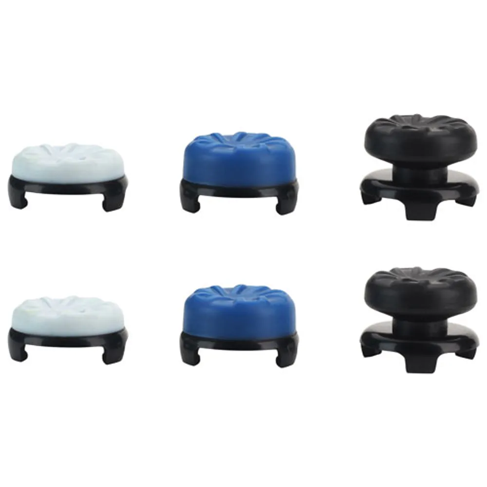 Insignia Precision Thumbsticks for PS4 & PS5 - White/Blue/Black