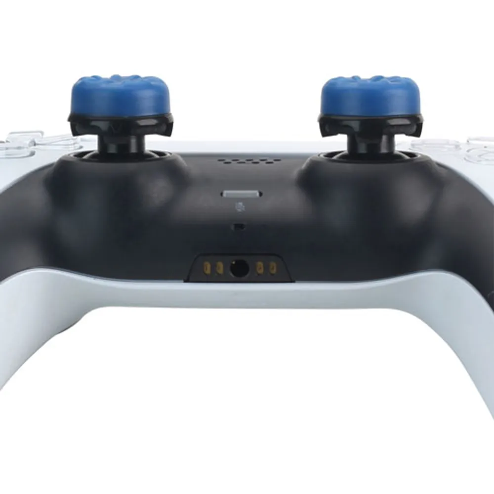 Insignia Precision Thumbsticks for PS4 & PS5 - White/Blue/Black