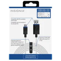 Insignia 4.6m (15 ft.) Charge and Play Cable for Playstation 5