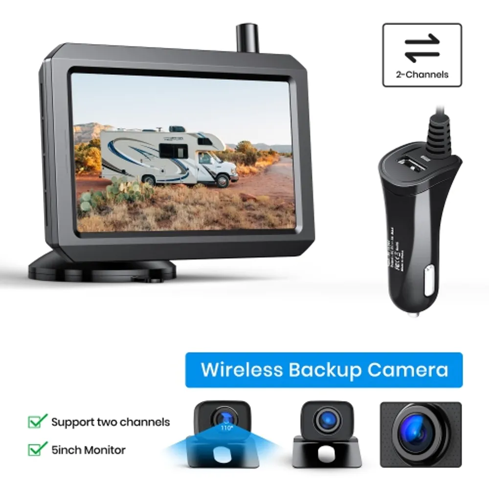  AUTO-VOX CS-2 Wireless Backup Camera with 4.3