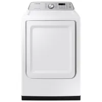 Samsung 7.4 Cu. Ft. Smart Electric Dryer (DVE47CG3500WAC) - White