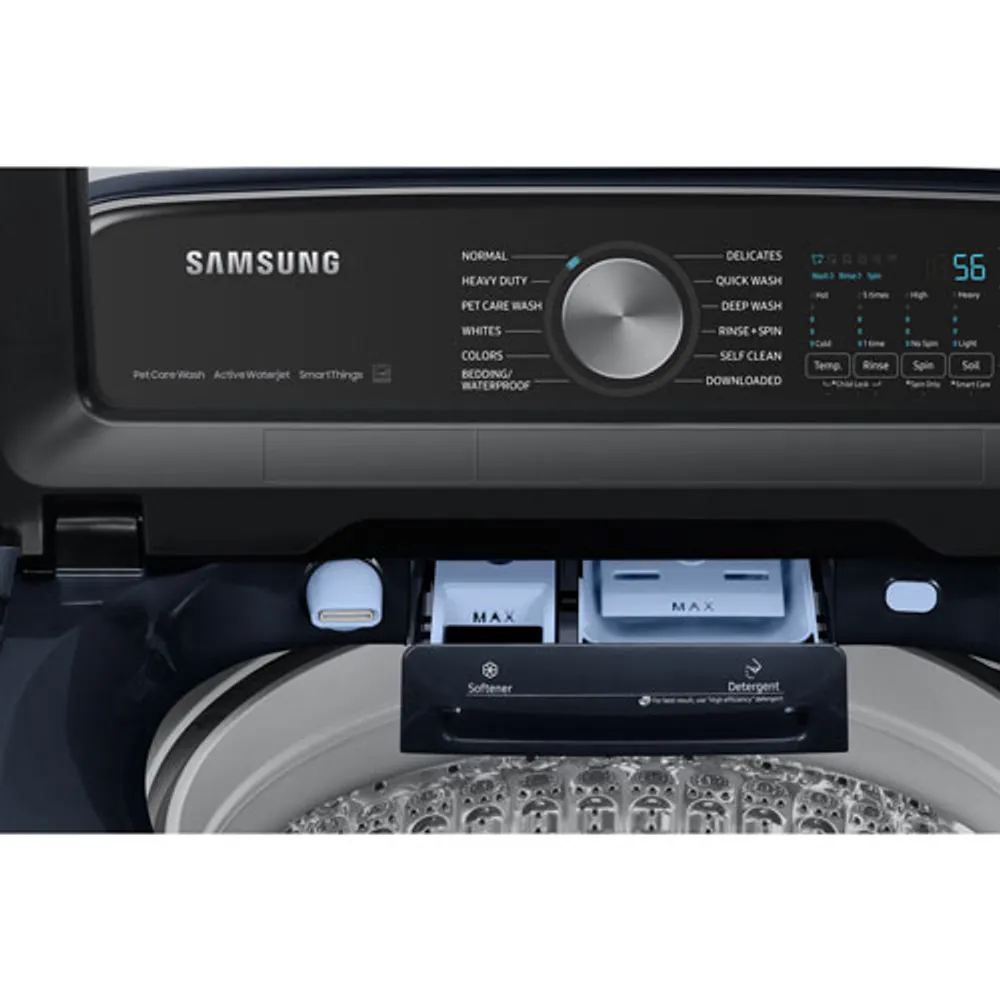 Samsung 6.2 Cu. Ft. Top Load Washer (WA54CG7150ADA4) - Brushed Navy