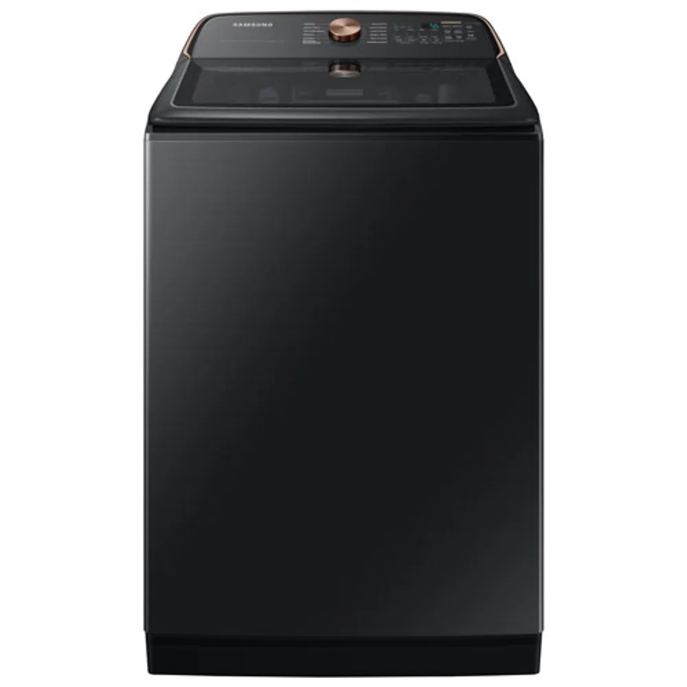 Samsung 6.2 Cu. Ft. Top Load Washer (WA54CG7550AVA4) - Brushed Black