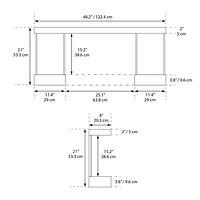 ActiveFla Home Decor Series 48" Electric Fireplace - Grey