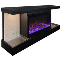 ActiveFlame Home Decor Series 48" Electric Fireplace - Black