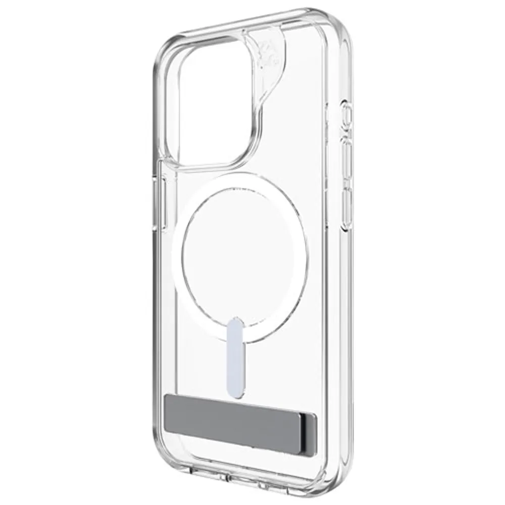 Étui rigide ajusté Crystal Palace Snap de ZAGG avec MagSafe pour iPhone 15 Pro - Transparent