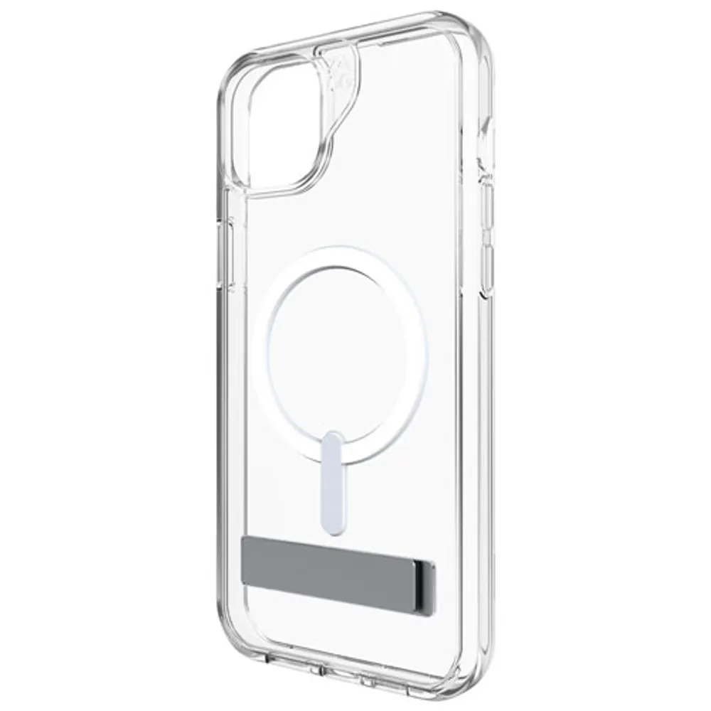 Étui rigide ajusté Crystal Palace Snap de ZAGG avec MagSafe pour iPhone 15 Plus - Transparent