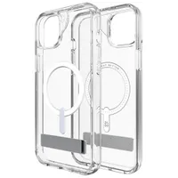 ZAGG Crystal Palace Snap Fitted Hard Shell Case with MagSafe for iPhone 15 Plus - Clear