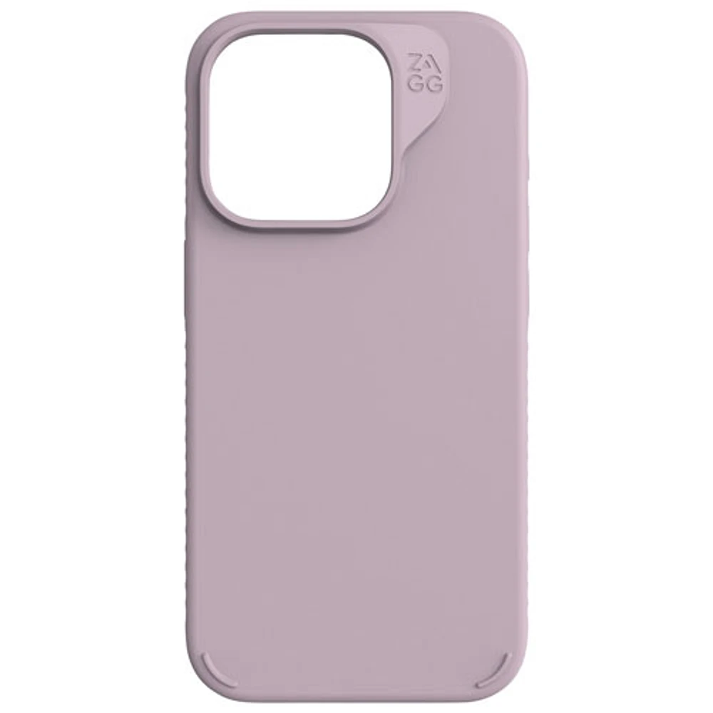 Étui rigide ajusté Manhattan Snap de ZAGG avec MagSafe pour iPhone 15 Pro - Lavande