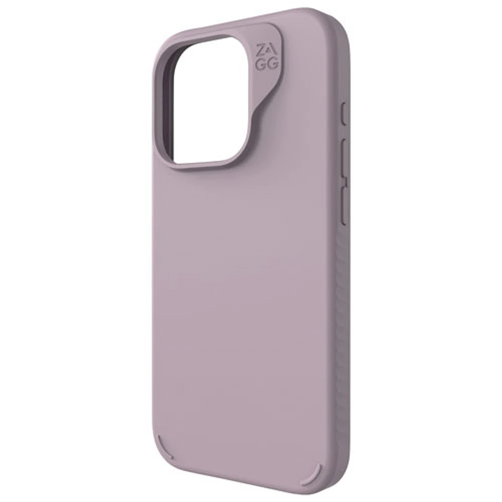Étui rigide ajusté Manhattan Snap de ZAGG avec MagSafe pour iPhone 15 Pro - Lavande