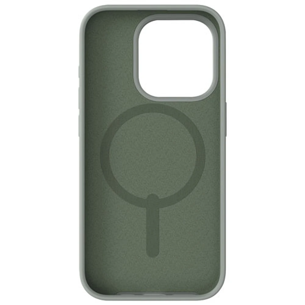 Étui rigide ajusté Manhattan Snap de ZAGG avec MagSafe pour iPhone 15 Pro - Sauge