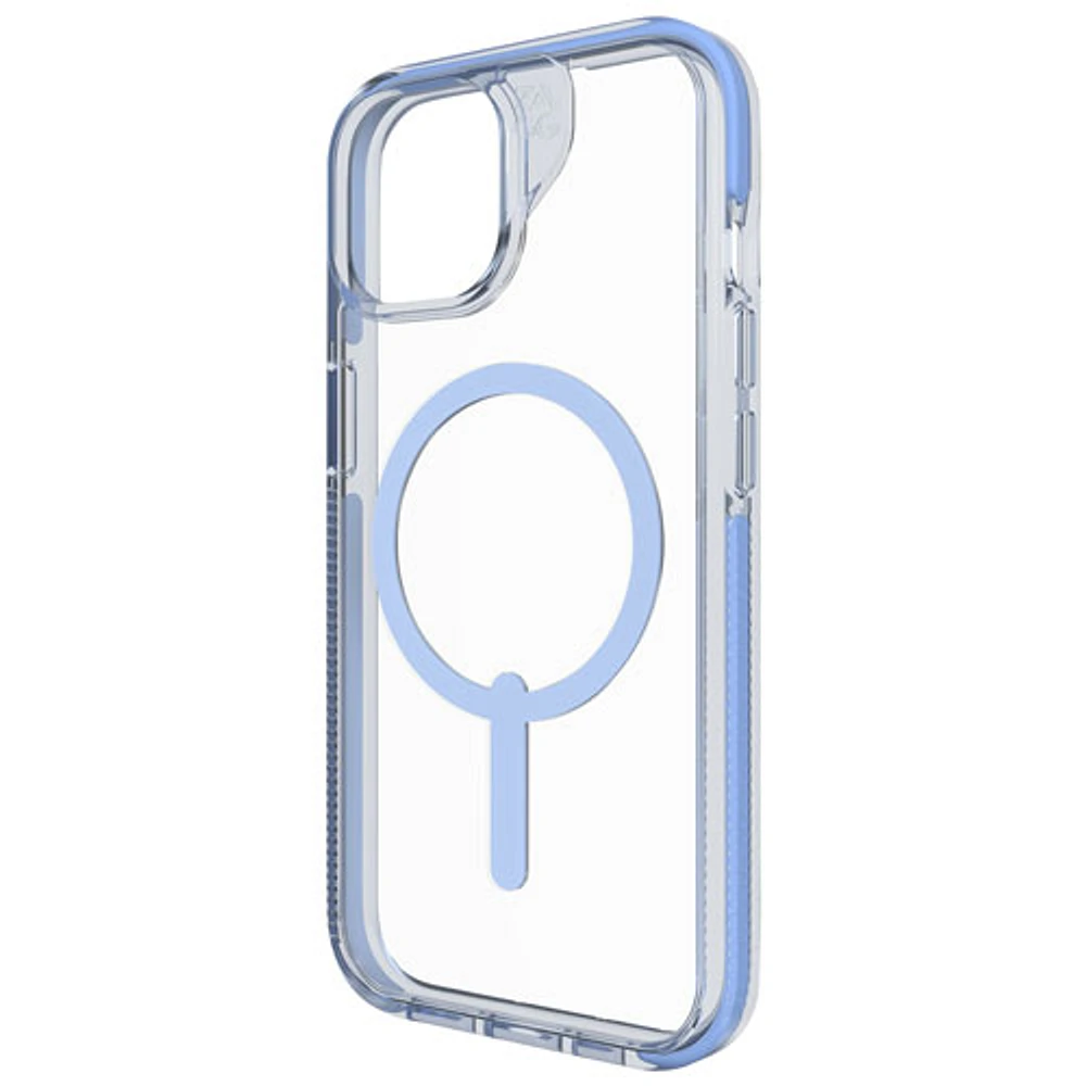 Étui rigide ajusté Santa Cruz Snap de ZAGG avec MagSafe pour iPhone 15 - Bleu