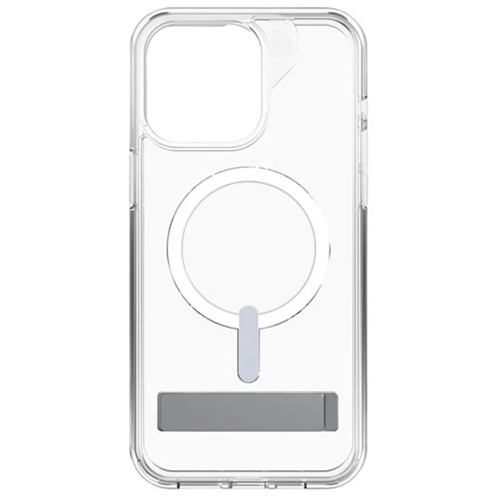 Étui rigide ajusté Crystal Palace Snap de ZAGG avec MagSafe pour iPhone 15 Pro Max - Transparent