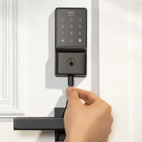 eufy Security C210 Wi-Fi Bluetooth Keyless Entry Smart Lock with Keypad & Key - Black