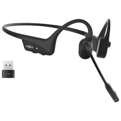Shokz OpenComm2 UC Bone Conduction Bluetooth Headset - Black