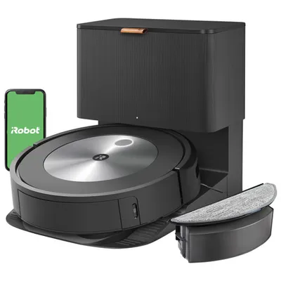 iRobot Roomba Combo j5+ Wi-Fi Connected Self-Empty Robot Vacuum & Mop - Graphite (i557020)