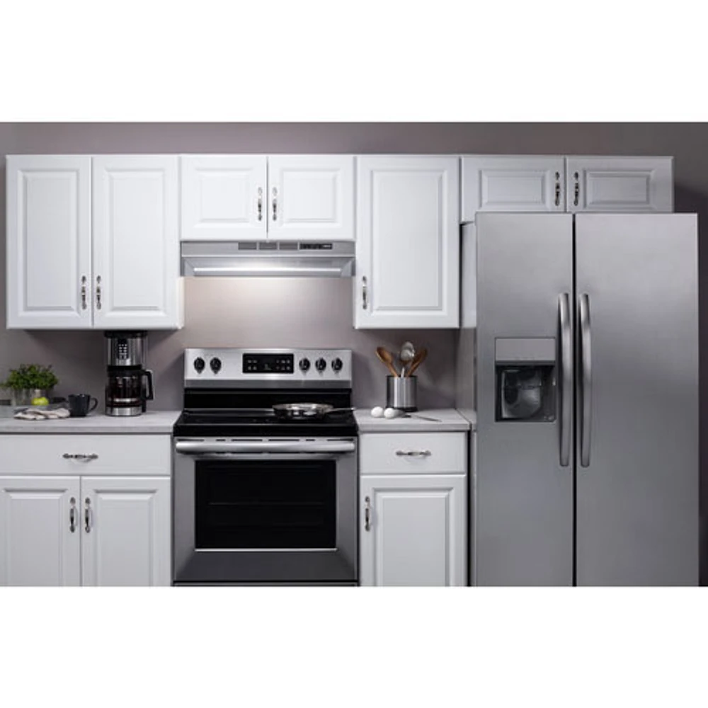 Broan BU2 Series 24" Under Cabinet Range Hood (BU224SF) - Stainless Steel