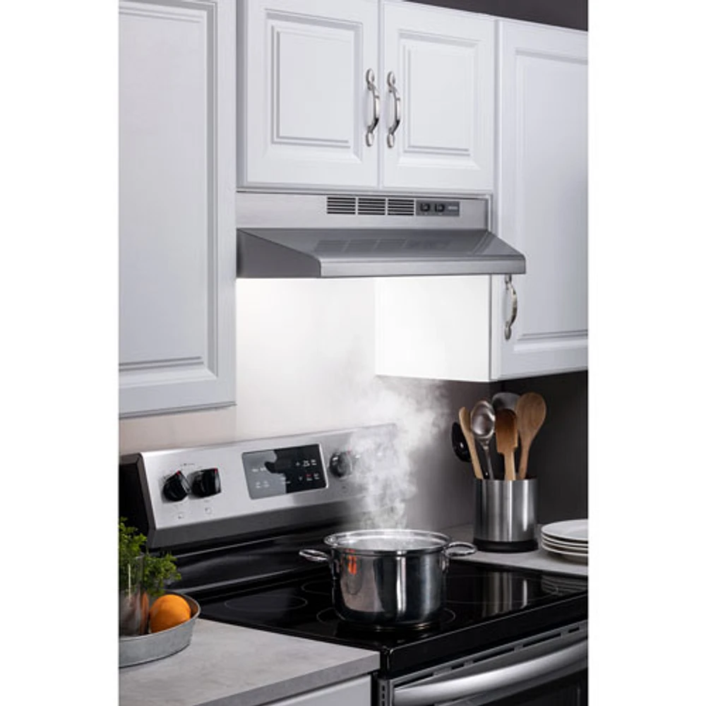 Broan BU2 Series 30" Under Cabinet Range Hood (BU230SF) - Stainless Steel