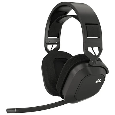 Casque de jeu sans fil HS80 Max de Corsair - Gris acier