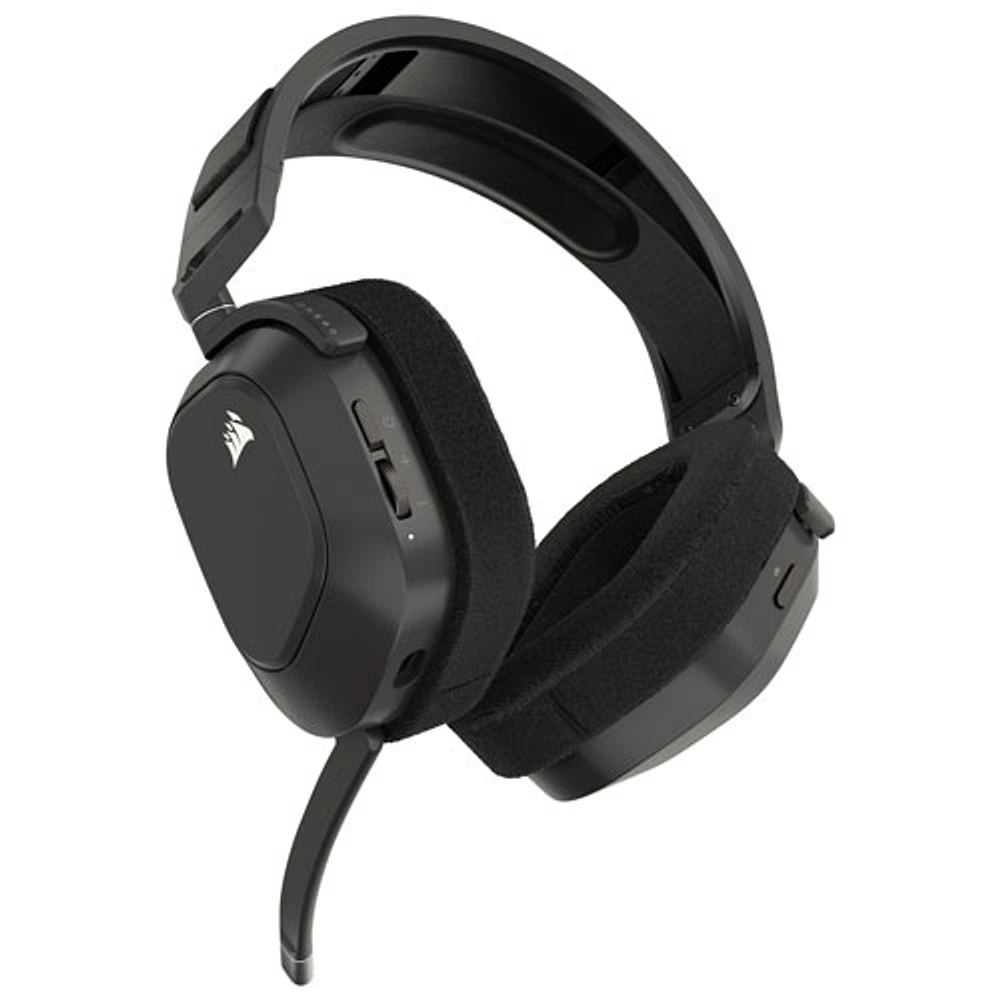 Casque de jeu sans fil HS80 Max de Corsair - Gris acier
