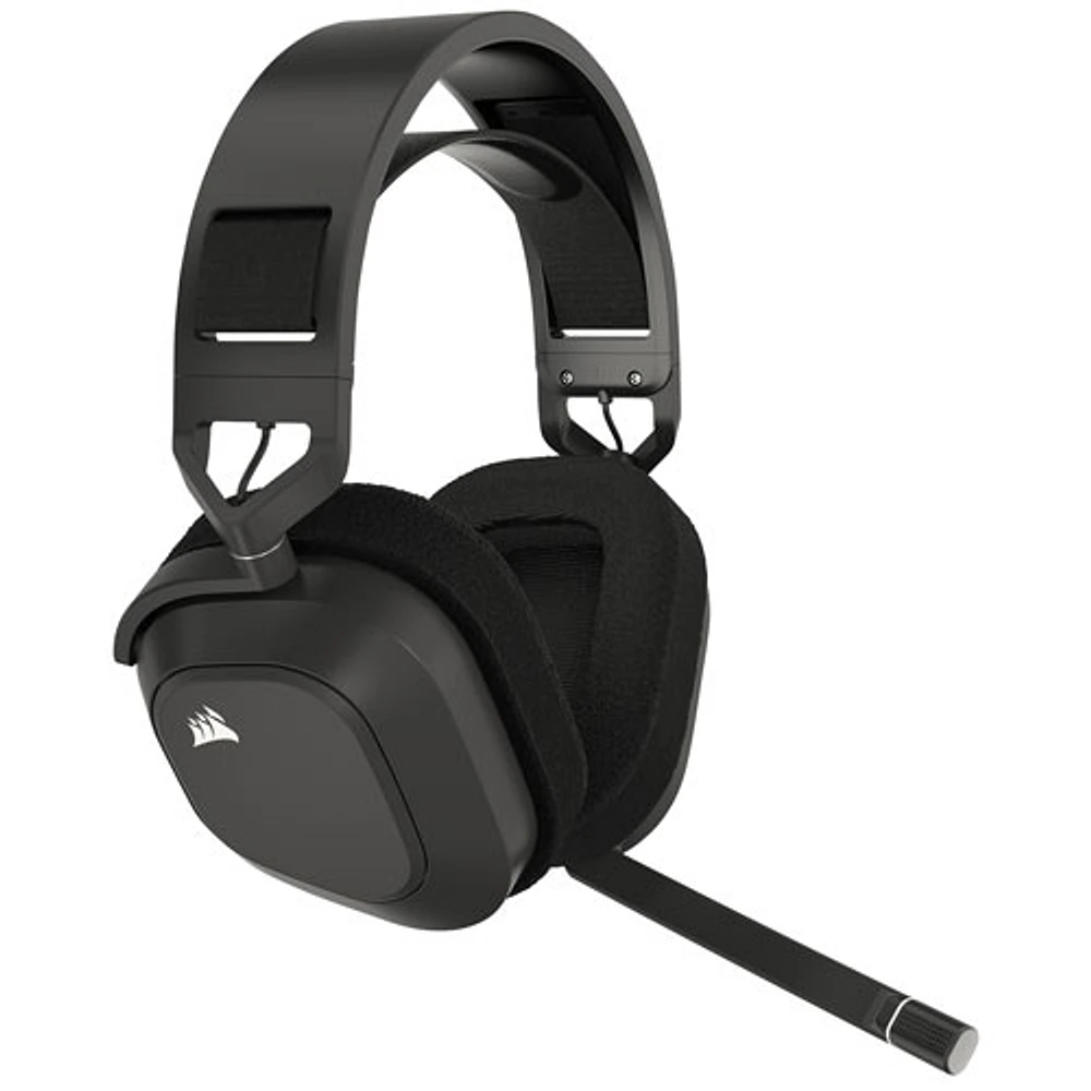 Casque de jeu sans fil HS80 Max de Corsair - Gris acier