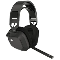 Casque de jeu sans fil HS80 Max de Corsair - Gris acier