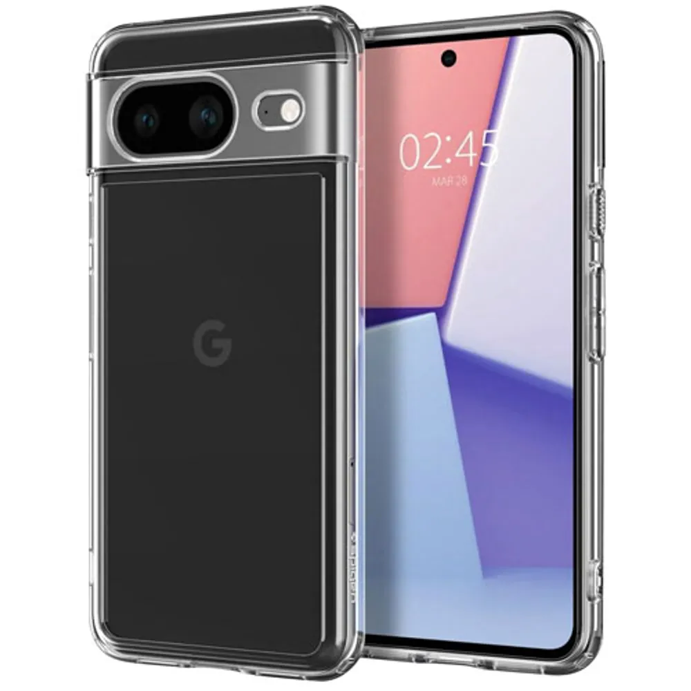 Spigen Crystal Hybrid Fitted Hard Shell Case for Google Pixel 8 - Clear