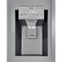 LG Smart InstaView 33" 24.4 Cu. Ft. French Door Refrigerator with Water & Ice Dispenser (LRFVS2503S) - SS