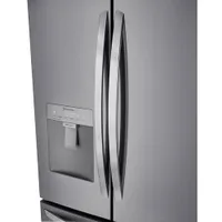 LG 36" 29 Cu. Ft. French Door Refrigerator with Water Dispenser (LRFWS2906V) - Platinum Silver Steel