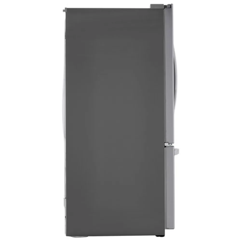 LG 36" 29 Cu. Ft. French Door Refrigerator with Water Dispenser (LRFWS2906V) - Platinum Silver Steel