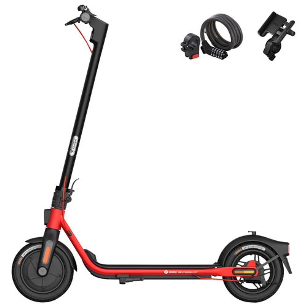 Segway Ninebot D38U Adult Electric Scooter with Segway Lock & Phone Holder (350W Motor/ 38km Range / 30km/h Top Speed) - Exclusive Retail Partner