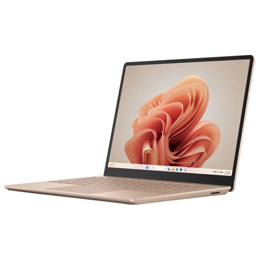 Microsoft Surface Laptop Go 3 12.45" Touchscreen Laptop - Sandstone (Intel i5-1235U/256GB SSD/8GB RAM) - Exclusive Retail Partner