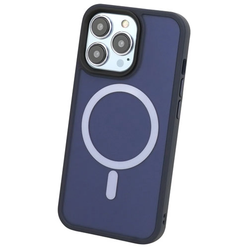 TUFF8 GlideGuard Fitted Hard Shell Case with MagSafe for iPhone 15 Pro - Midnight Blue