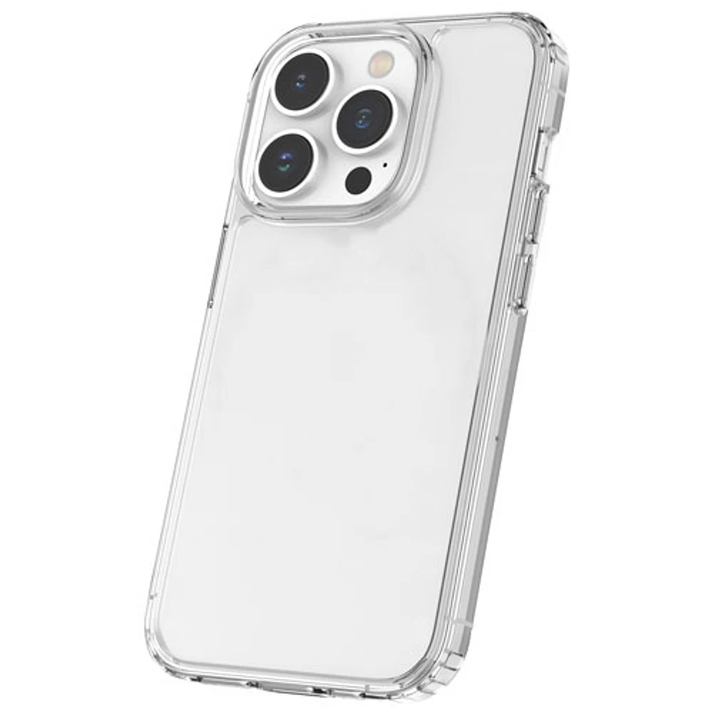 Étui rigide ajusté TUFF8 pour iPhone 15 Pro - Transparent