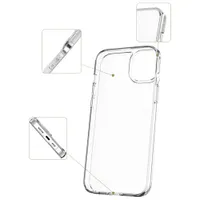 Étui rigide ajusté TUFF8 pour iPhone 15 Pro Max - Transparent