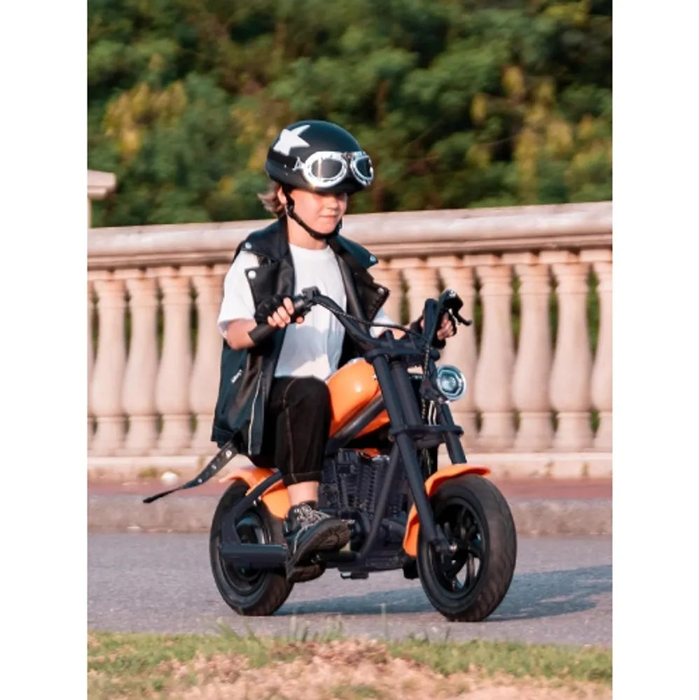 Hyper Gogo Cruiser 12 Plus Electric Motorcycle for Kids Black/Without Ride on Toys