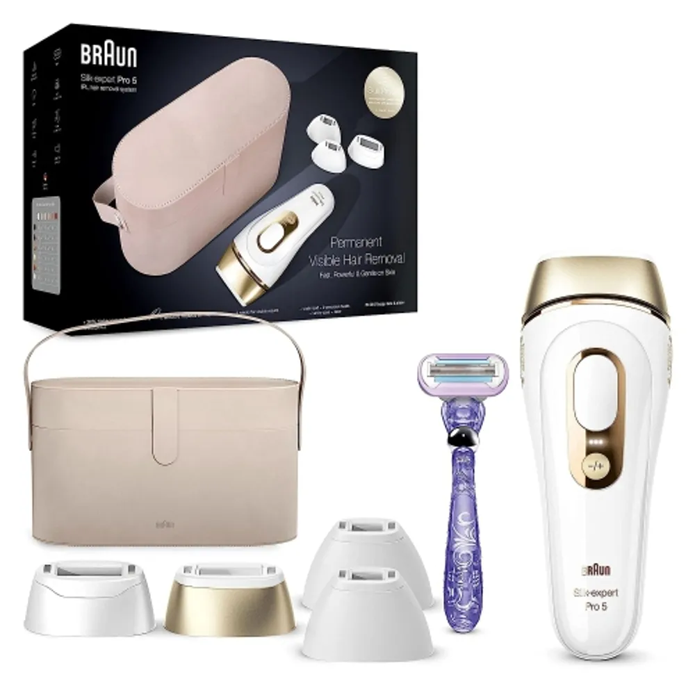 Braun Silk Expert Pro 5, IPL Long-lasting Hair Removal, 40% OFF