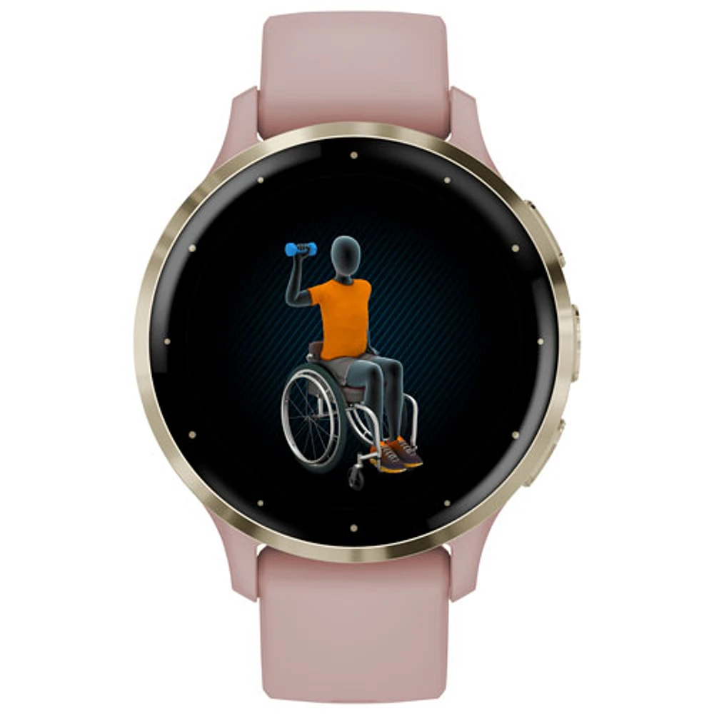 Garmin Venu 3S 41mm Bluetooth Smartwatch - Dust Rose