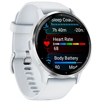 Garmin Venu 3 45mm Bluetooth Smartwatch - White