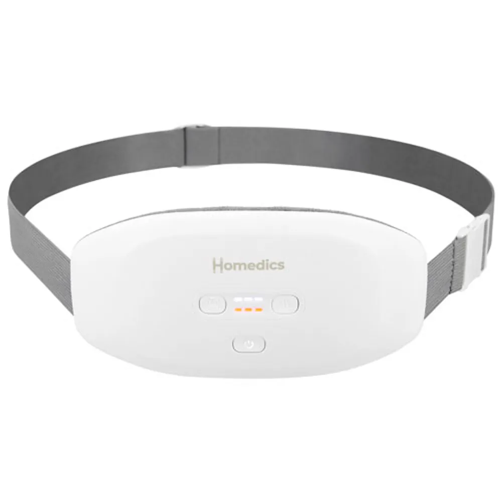 Homedics Vibration Massage Belt with Heat (WMH-200H-CA) - White
