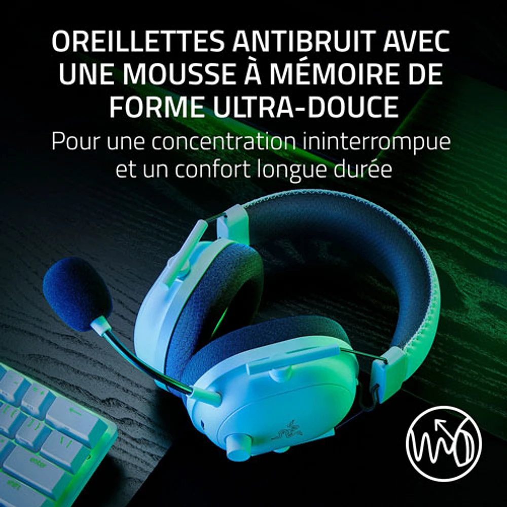 Razer Blackshark V2 Pro Plus Wireless Gaming Headset - White