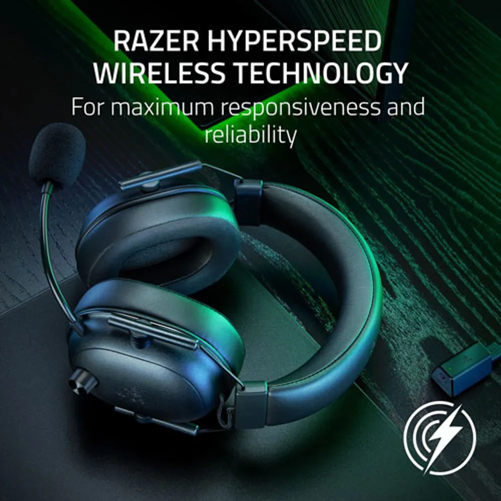 Casque de jeu BlackShark V2 HyperSpeed avec microphone de Razer - Noir