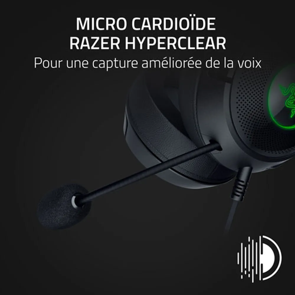 Razer Kraken Kitty V2 Over-Ear Gaming Headset - Black