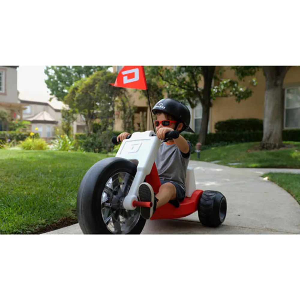 Droyd Romper Ride-On Toy Electric Bike - Ages 3+ - Red/White - Only at Best Buy