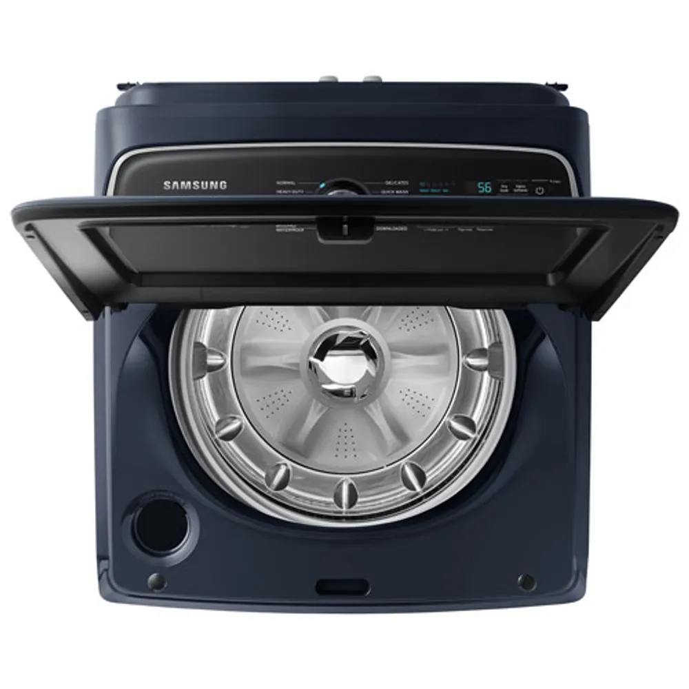 Samsung 6.1 Cu. Ft. Top Load Washer (WA53CG7155ADA4) - Brushed Navy