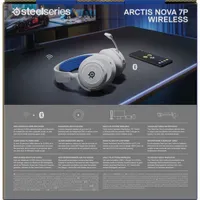 Casque de jeu sans fil Arctis Nova 7P de SteelSeries - Blanc