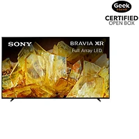 Boîte ouverte - Téléviseur intelligent Google HDR DEL UHD 4K de 85 po série X90L de Sony (XR85X90L) - 2023