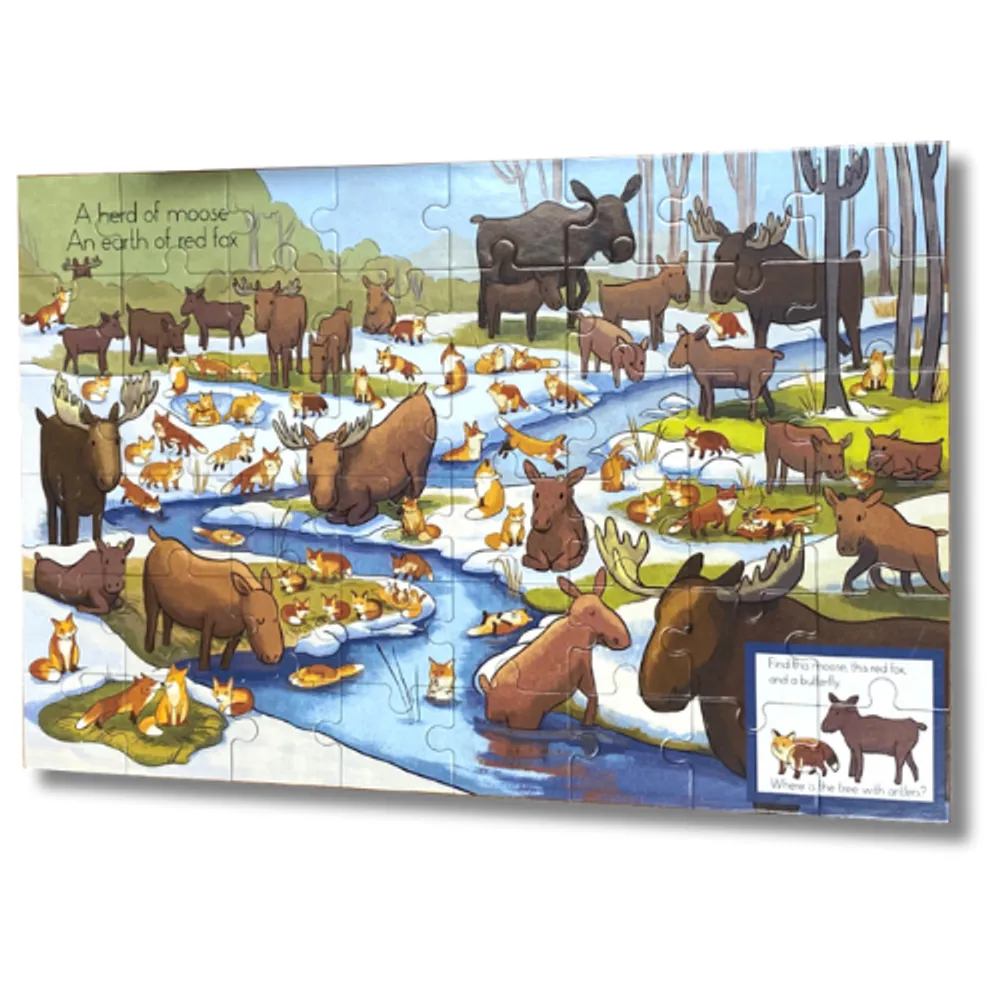 Large Animal Puzzle Set
