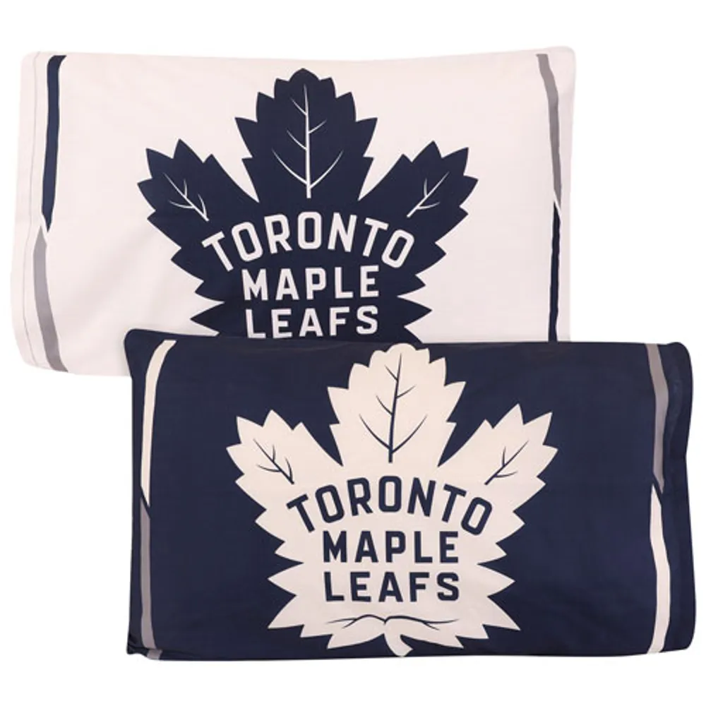 Ensemble de literie de 4 pièces de la NHL - Lit simple - Maple Leafs de Toronto